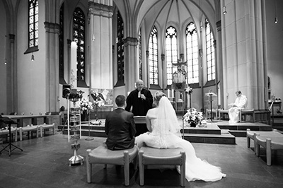 Hochzeitfoto im Schloß Eicherhof in Leichlingen