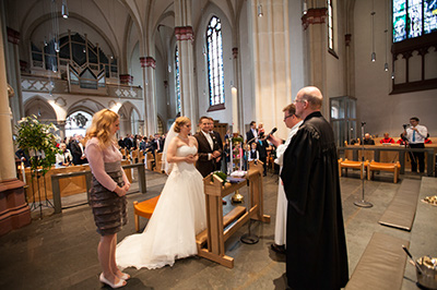 Hochzeitfoto im Schloß Eicherhof in Leichlingen