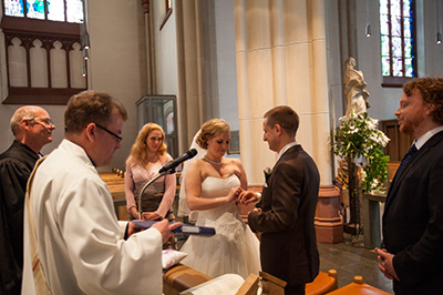 Hochzeitfoto im Schloß Eicherhof in Leichlingen