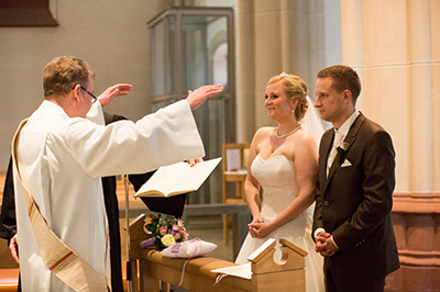 Hochzeitfoto im Schloß Eicherhof in Leichlingen