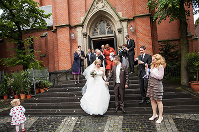 Hochzeitfoto im Schloß Eicherhof in Leichlingen