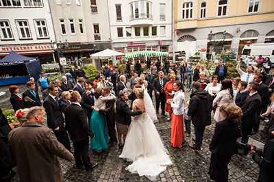 Hochzeitfoto im Schloß Eicherhof in Leichlingen