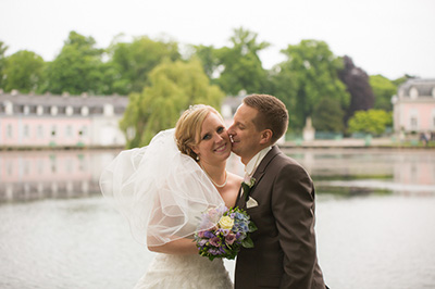 Hochzeitfoto im Schloß Eicherhof in Leichlingen