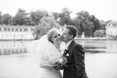 Hochzeitfoto im Schloß Eicherhof in Leichlingen