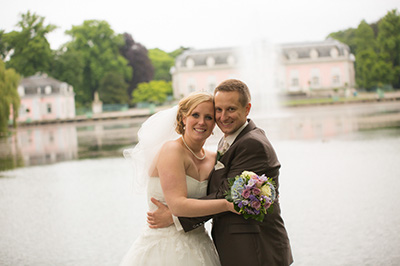 Hochzeitfoto im Schloß Eicherhof in Leichlingen