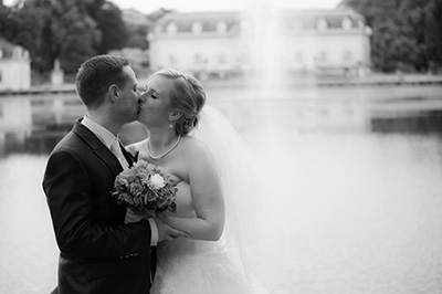 Hochzeitfoto im Schloß Eicherhof in Leichlingen