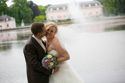 Hochzeitfoto im Schloß Eicherhof in Leichlingen