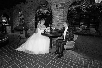 Hochzeitfoto im Schloß Eicherhof in Leichlingen