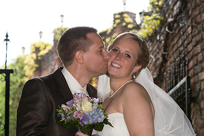 Hochzeitfoto im Schloß Eicherhof in Leichlingen