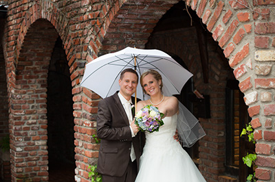 Hochzeitfoto im Schloß Eicherhof in Leichlingen