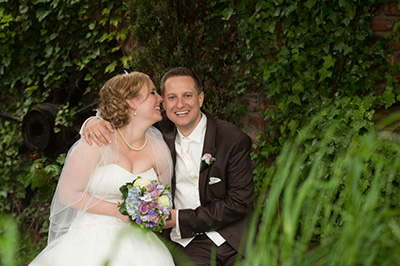 Hochzeitfoto im Schloß Eicherhof in Leichlingen