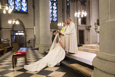 Hochzeitsfotos von der St. Gertrud und der Gesellschaft Harmonie in Bochum