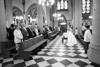 Hochzeitsfotos von der St. Gertrud und der Gesellschaft Harmonie in Bochum